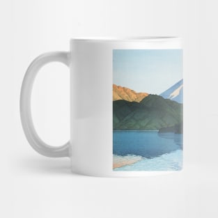 Ashino Lake at Hakone by Kawase Hasui Mug